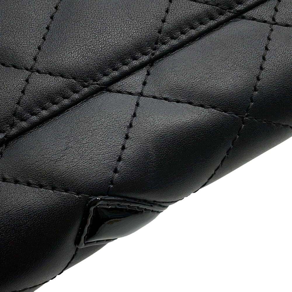 CHANEL Black Lambskin Leather Logo Wallet - Picture 7 of 16